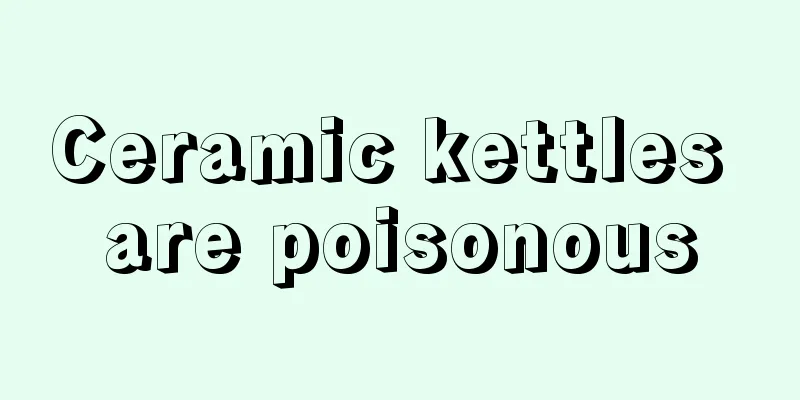Ceramic kettles are poisonous