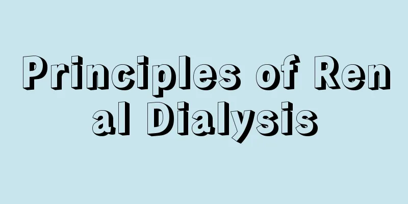 Principles of Renal Dialysis