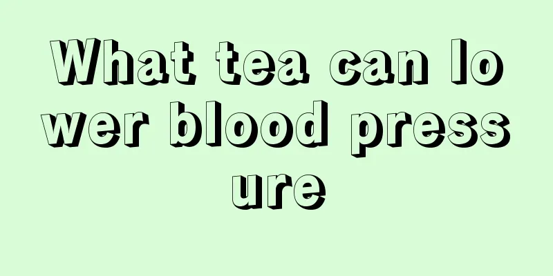 What tea can lower blood pressure