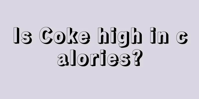 Is Coke high in calories?