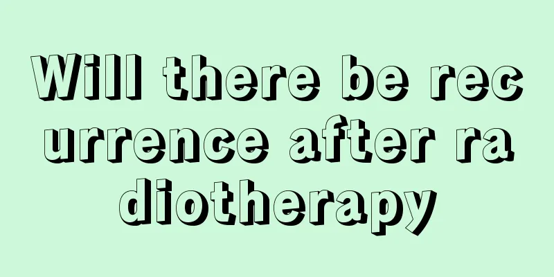Will there be recurrence after radiotherapy