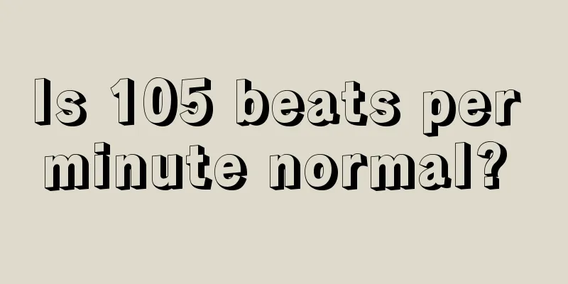 Is 105 beats per minute normal? 