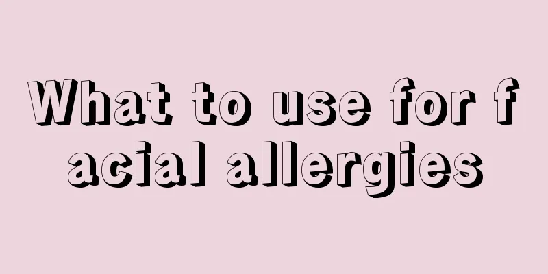 What to use for facial allergies