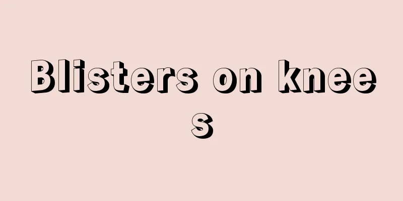 Blisters on knees