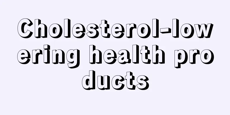 Cholesterol-lowering health products