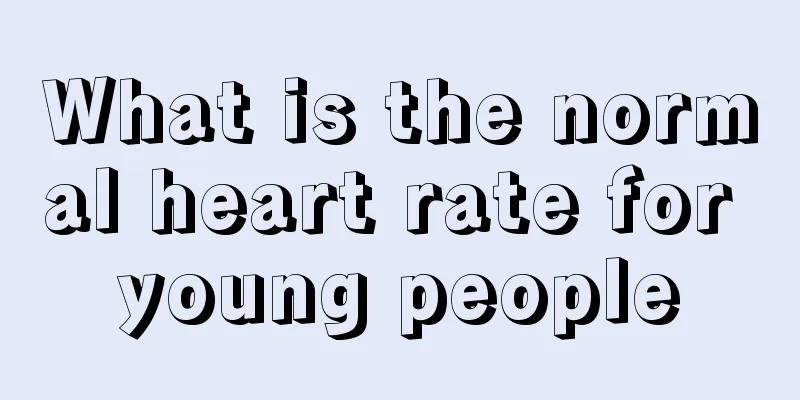 What is the normal heart rate for young people