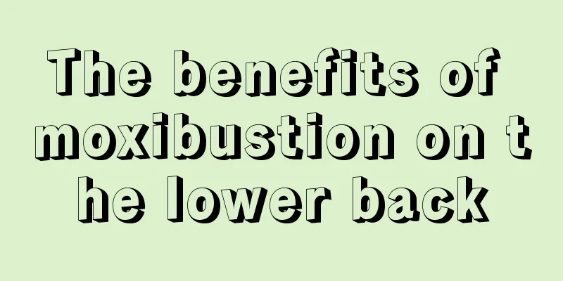 The benefits of moxibustion on the lower back