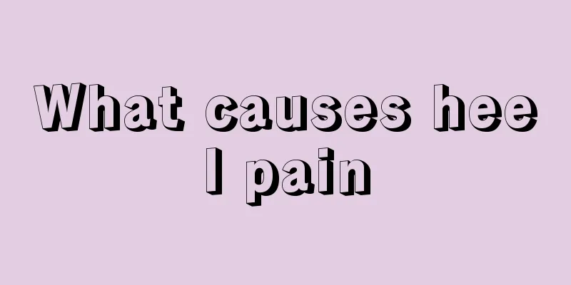 What causes heel pain