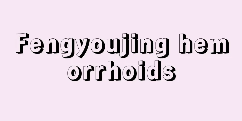 Fengyoujing hemorrhoids