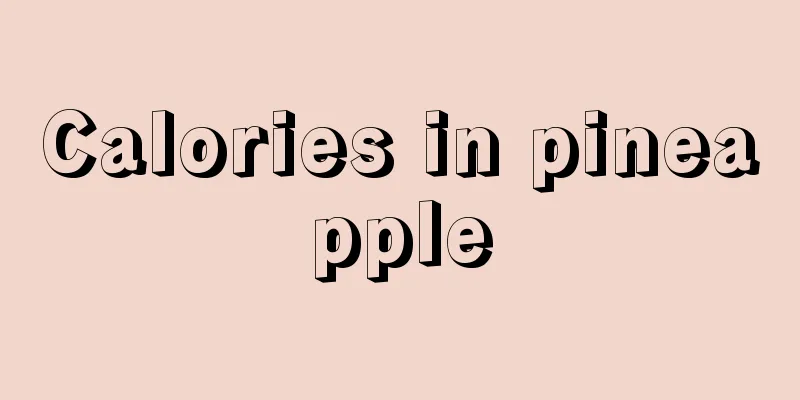 Calories in pineapple