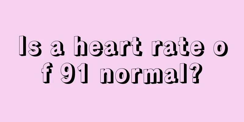 Is a heart rate of 91 normal?