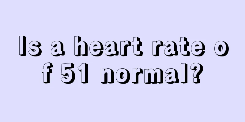 Is a heart rate of 51 normal?