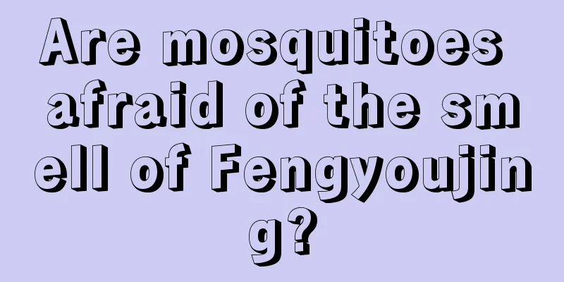 Are mosquitoes afraid of the smell of Fengyoujing?