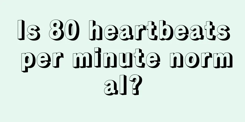 Is 80 heartbeats per minute normal?
