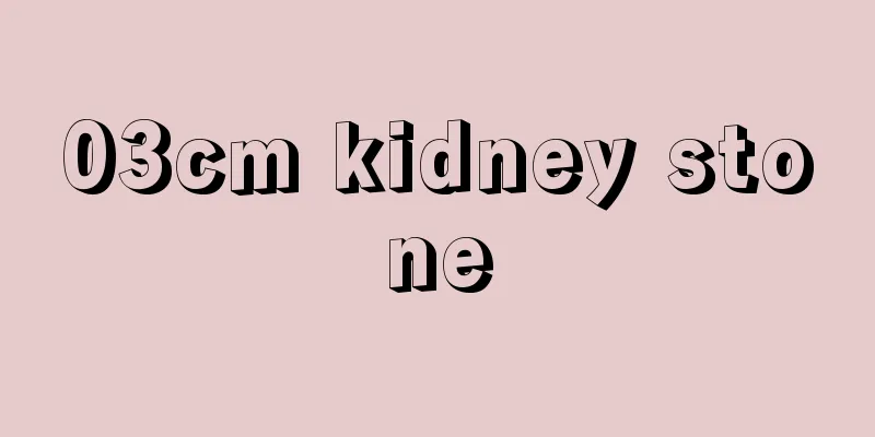 03cm kidney stone