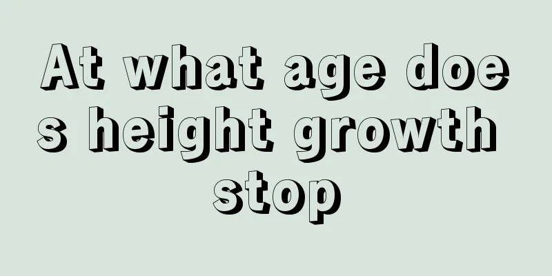 At what age does height growth stop