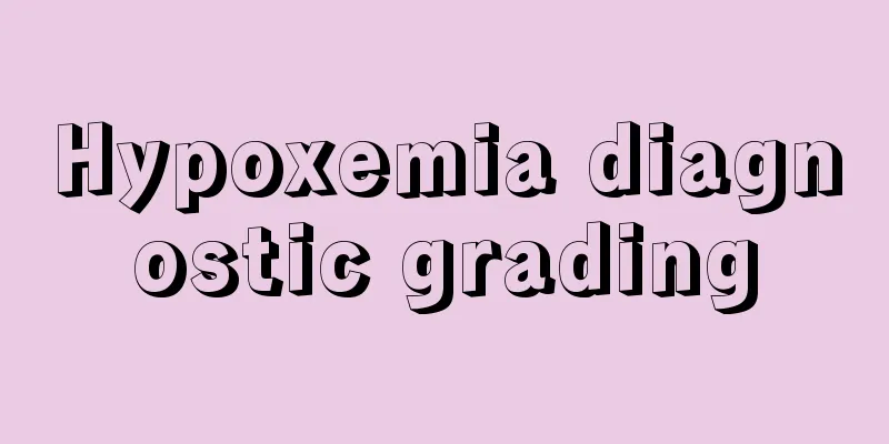 Hypoxemia diagnostic grading
