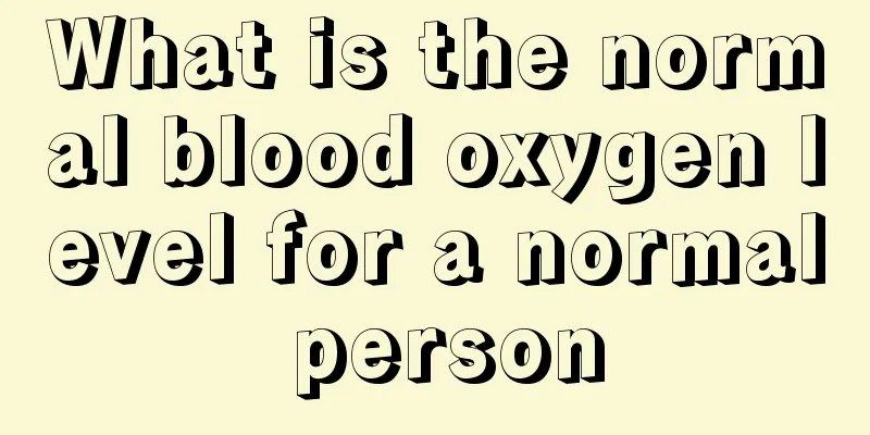 What is the normal blood oxygen level for a normal person