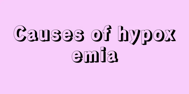 Causes of hypoxemia