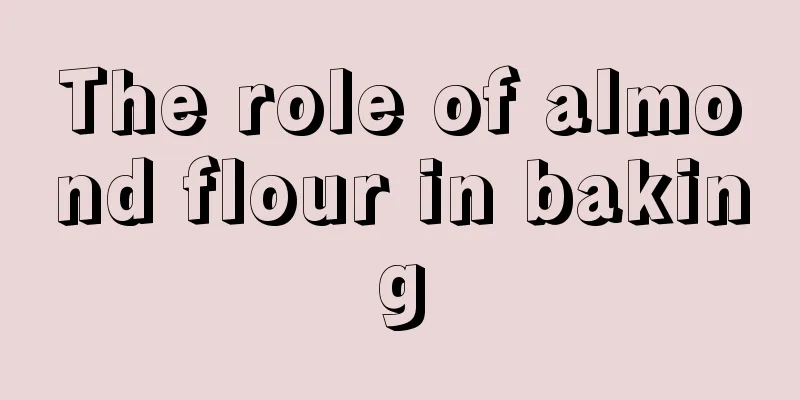 The role of almond flour in baking