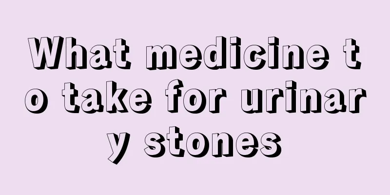 What medicine to take for urinary stones