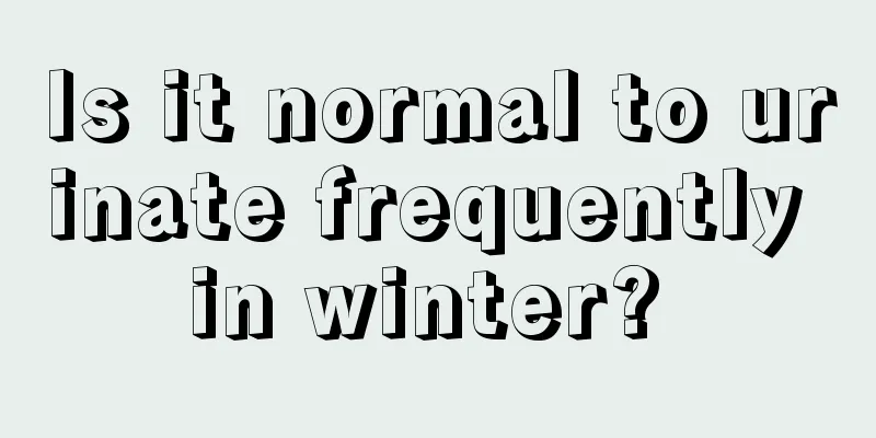 Is it normal to urinate frequently in winter? 