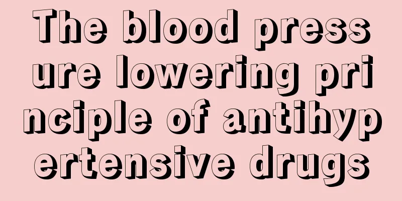 The blood pressure lowering principle of antihypertensive drugs