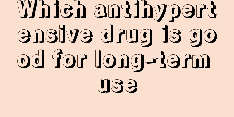 Which antihypertensive drug is good for long-term use