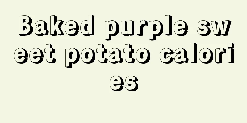 Baked purple sweet potato calories