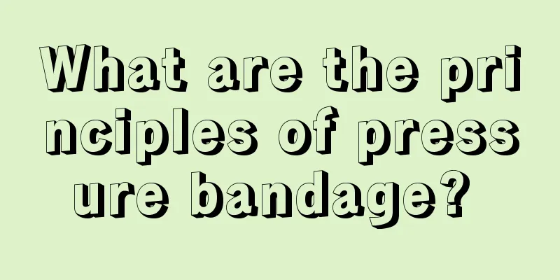 What are the principles of pressure bandage? 