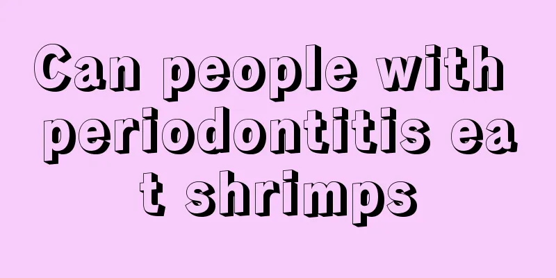 Can people with periodontitis eat shrimps