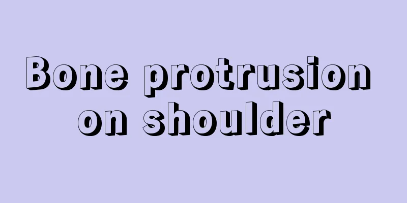 Bone protrusion on shoulder