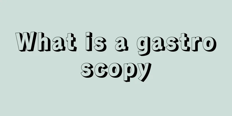 What is a gastroscopy