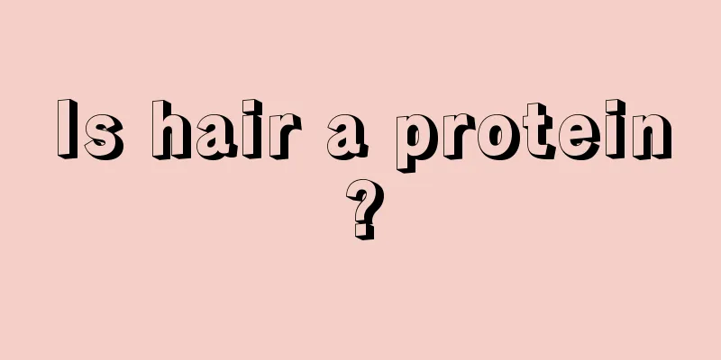 Is hair a protein?