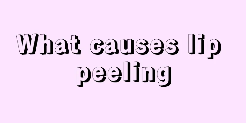 What causes lip peeling
