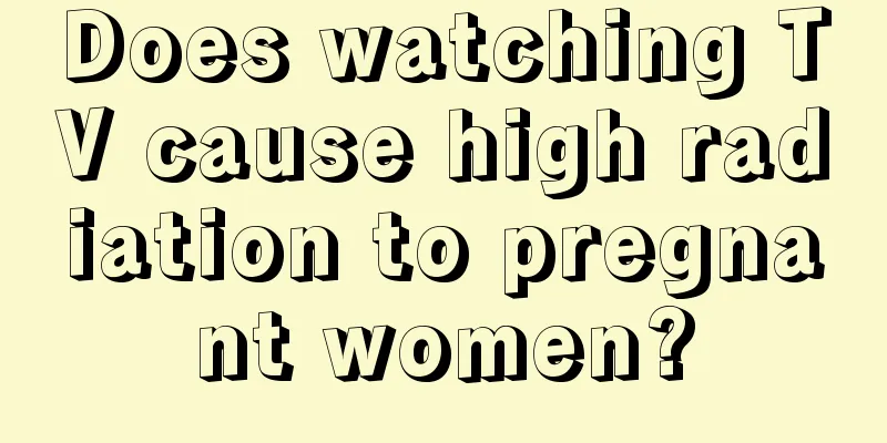 Does watching TV cause high radiation to pregnant women?