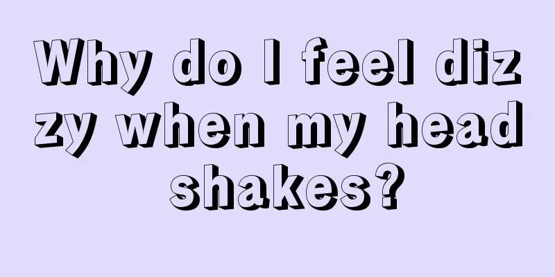 Why do I feel dizzy when my head shakes?