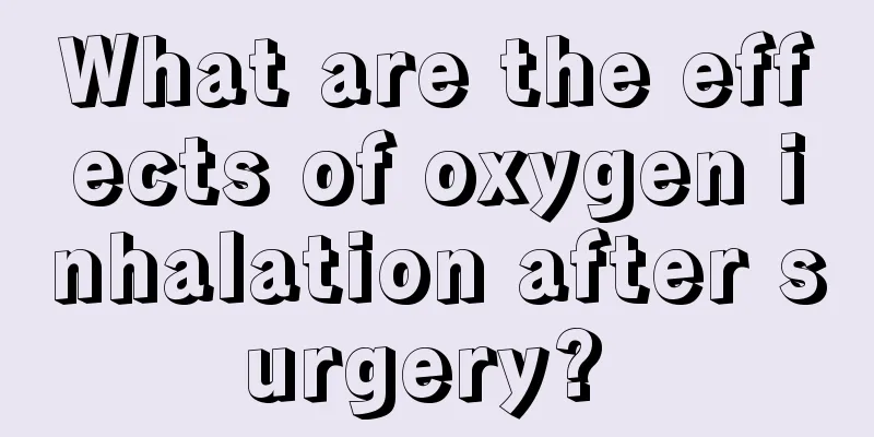 What are the effects of oxygen inhalation after surgery? 