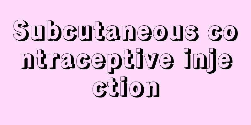 Subcutaneous contraceptive injection