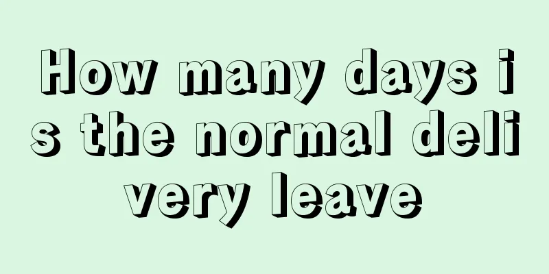 How many days is the normal delivery leave