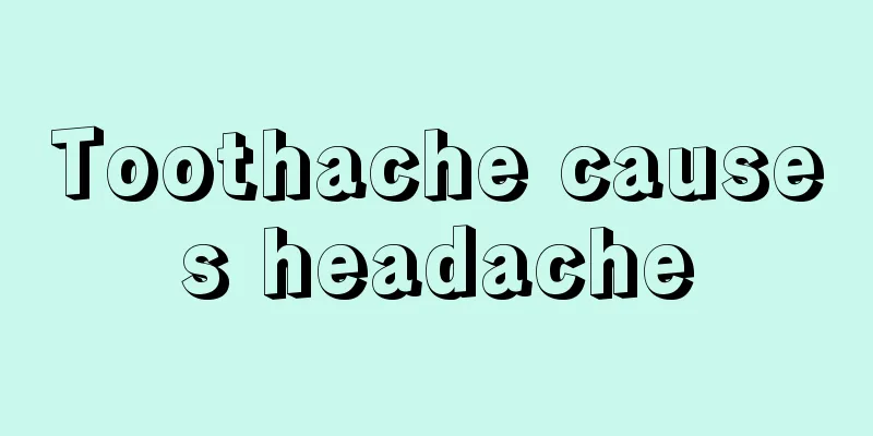 Toothache causes headache