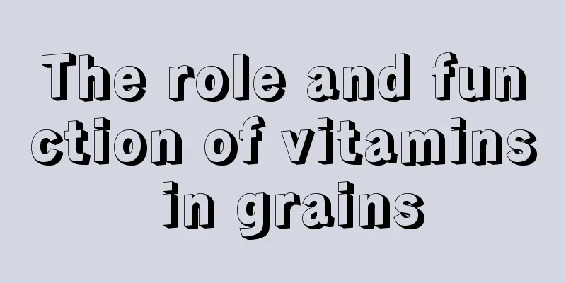 The role and function of vitamins in grains