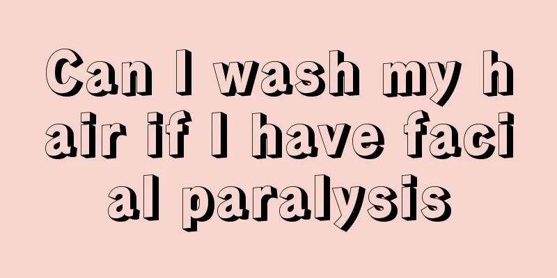 Can I wash my hair if I have facial paralysis