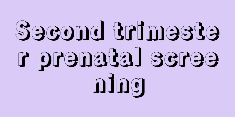 Second trimester prenatal screening