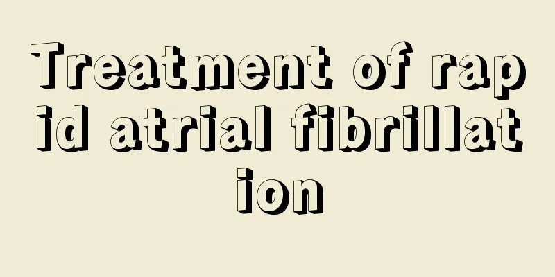 Treatment of rapid atrial fibrillation