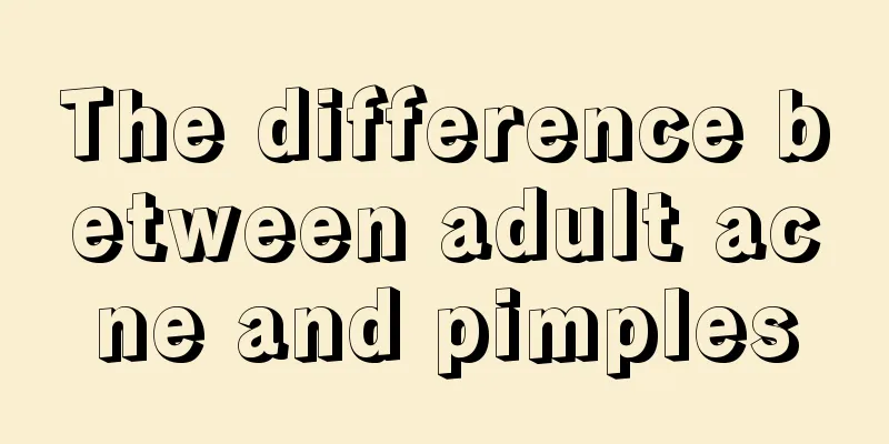 The difference between adult acne and pimples