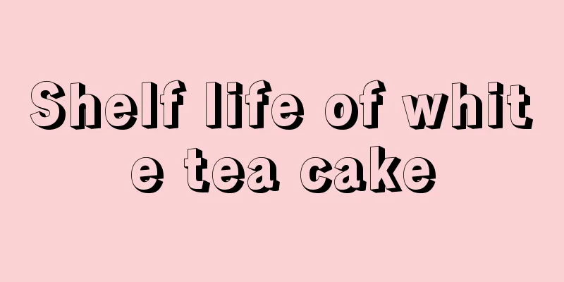 Shelf life of white tea cake