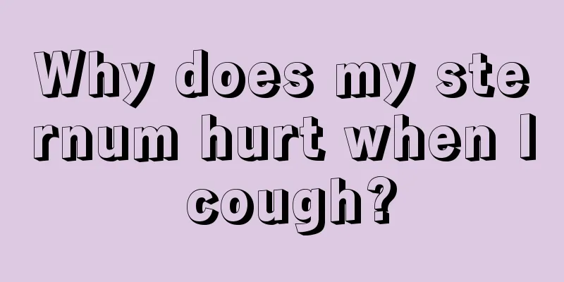 Why does my sternum hurt when I cough?