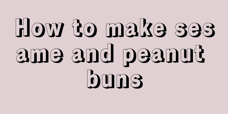 How to make sesame and peanut buns