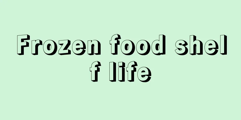 Frozen food shelf life